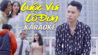 KARAOKE Cuộc Vui Cô Đơn  Lê Bảo Bình [upl. by Eegnat]