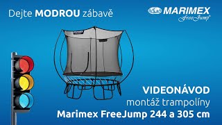 VIDEONÁVOD  Trampolína Marimex FreeJump 244 a 305 cm [upl. by Estele]