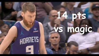 Davis Bertans 14 Pts 6 Reb Orlando Magic vs Charlotte Hornets HIGHLIGHTS [upl. by Yul]