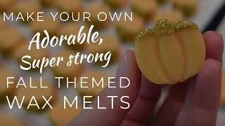 How To Make Strong Scented Wax Melts For Fall DIY Pumpkin Wax Melts  Recipe Included [upl. by Gilmer]