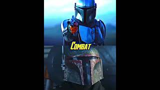 MANDALORIAN VS BOBA FETT  battle shorts starwars mandalorian bobafett [upl. by Clancy]