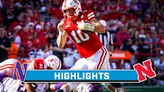 Northwestern at Nebraska  Highlights  Big Ten Football  Oct 21 2023 [upl. by Nyliahs411]