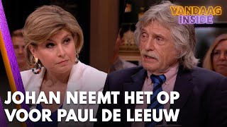 Johan neemt het op voor Paul de Leeuw Verdient enig krediet  VANDAAG INSIDE [upl. by Remoh]