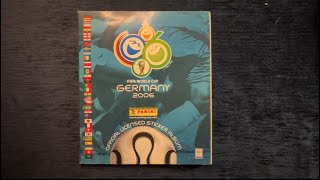 Completed Fifa World Cup 2006 Germany Sticker Album Messi and Ronaldo panini worldcup stickers [upl. by Ecnaret177]