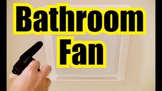 BATHROOM FAN SOUND 10 HOURS of BLACK SCREEN FAN NOISE FOR SLEEPING [upl. by Mail]