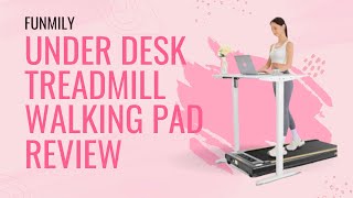 Review Funmilys Under Desk Treadmill [upl. by Maury]