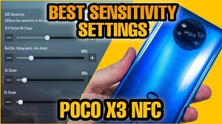 POCO X3 NFC PUBG mobile sensitivity settings  PUBG mobile graphics settings  LUSIFER GAMING [upl. by Anigger]