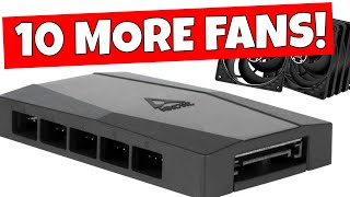 Add Extra PC PWM Fans With Arctic SATA Powered 10 Port Fan Hub [upl. by Nosemyaj142]