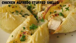 Chicken Alfredo Stuffed Shells [upl. by Zwart950]