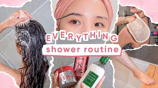 🚿 The ULTIMATE Shower Routine Everything Hair Care  Body Care [upl. by Anawit]