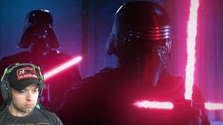 Vader vs Kylo REACTION  Force of Darkness Star Wars Fan Film [upl. by Manuel]