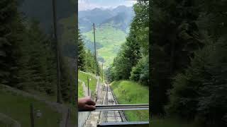 Niesenbahn niesen mountainview swissnature travel nature shorts [upl. by Lyle]