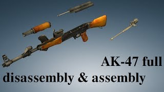 AK47 full disassembly amp assembly [upl. by Kylie]