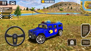 Police Drift Car Driving Simulator  Real Police 4X4 SUV Car Driving Video Game  Android Gameplay [upl. by Otanutrof431]