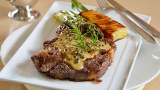 Steak Au Poivre Gratin – Bruno Albouze [upl. by Ynnub716]