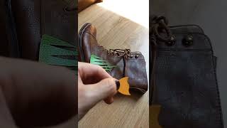 🌷 DIY ideas easy upcycling boots upcycle shoes fast easy craft idea schuhe stiefel scarpe design [upl. by Roland]