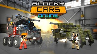 Blocky cars level 10 tutorial M1 Tank shark best car beginner [upl. by Cardie]