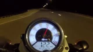 Yamaha MT01 vs Suzuki SV650 Drag race [upl. by Hgielrak258]