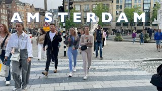 Amsterdam Walking Tour  De Pijp To Amsterdam Central Station  A Busy Wednesday In Amsterdam🇳🇱 [upl. by Burd]