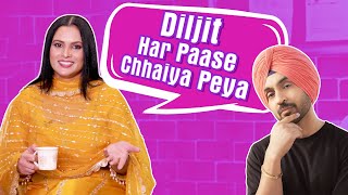 Raj Dhaliwal Talks about Diljit Dosanjh  Surili Da Tape Recorder  Punjabi Actress  Pitaara Tv [upl. by Eannej400]