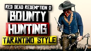 Red Dead Redemption 2  Brutal Combat amp Aggressive Bounty Hunting Red Dead Online [upl. by Bouldon]