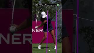 Golf Swing Slow Motion Driver Left Knee Movement golfswing [upl. by Aneliram]