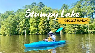 Kayaking at Stumpy Lake Virginia Beach  Virginia Beach Kayaking [upl. by Rives]