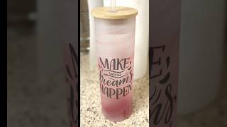 Sublimating a 20 oz Frosted Glass sublimation sublimationtutorial [upl. by Woodson859]