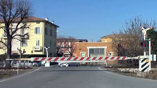 Sorbolo I Passaggio a Livello  Level crossing [upl. by Akinnor]