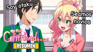 🌟Hajimete no Gal Resumen  My First Girlfriend is a Gal [upl. by Aleacim]