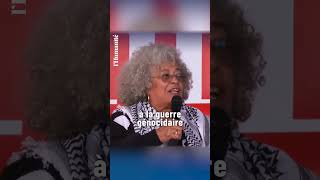 quotFREE PALESTINEquot  Angela Davis est à la Fête de lHumanité [upl. by Ifar]