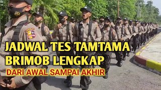 JADWAL TES TAMTAMA BRIMOB 2022 SUDAH BERJALAN❓SIMAK DARI AWAL SAMPAI AKHIR [upl. by Yaker]