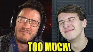 Markiplier Try Not To Laugh Challenge 12 Reaction [upl. by Uhile378]