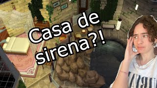 Experimentando en los sims 4 Casa sirena Speed build [upl. by Careaga]