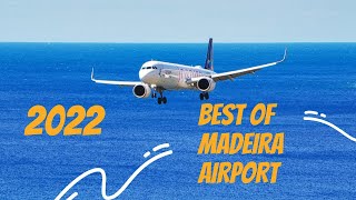 BEST OF MADEIRA AIRPORT PLANE SPOTTING 2022 [upl. by Relyat]