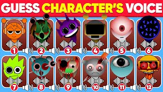 🔊 Guess The Phase 1 2 3 4 5 amp 6 Sprunki Characters By Their VOICES  Incredibox Sprunki Quiz [upl. by Elohcin]