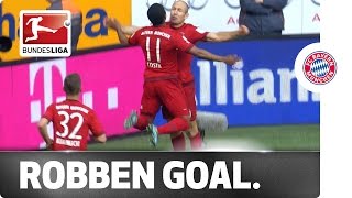 Robben’s Belly Goal – Unusual Finish to a Perfect Counterattack [upl. by Qiratla]