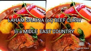 How to Make Laham Salona or Beef Curry in a simple way wcooking tutorial amp recipie [upl. by Collie]