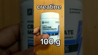 Wellcore Creatine Monohydrate Unboxing Review💪youtube viral fitness shorts home [upl. by Rahcir]