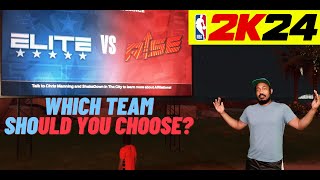 How To Choose Between Teams Elite vs Rise NBA2K24 [upl. by Cormac783]