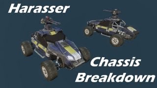 Planetside 2 Harasser Chassis Break Down [upl. by Ahsimak]