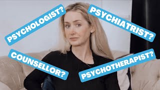 What is the difference between Psychiatrists Psychologists Psychotherapists and Counsellors [upl. by Market564]