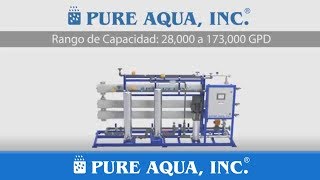 Sistema Industrial de Ósmosis Inversa  Hecho en EEUU  PURE AQUA INC [upl. by Nord850]