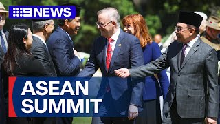 Leaders to meet at the 2024 ASEAN summit in Melbourne  9 News Australia [upl. by Jacenta]