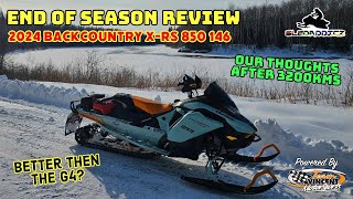 2024 Skidoo Backcountry XRS 850  End Of Season Review  Wicked 5050 sled [upl. by Matti626]