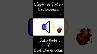 Explosions Sound Effect  Explosiones Efecto de Sonido Shorts [upl. by Ardnoel]