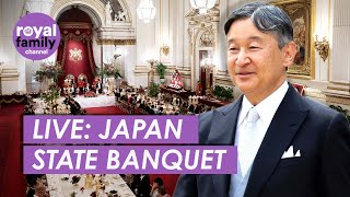 LIVE State Banquet For Emperor and Empress of Japan at Buckingham Palace [upl. by Ahsatin79]