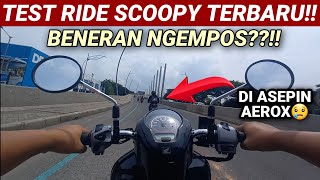 TEST RIDE SCOOPY BENERAN NGEMPOS❓❓❓ [upl. by Adiari]