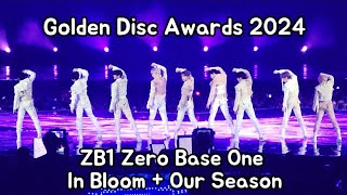 38th Golden Disc Disk Awards 2024 GDA Jakarta ZB1 ZEROBASEONE In Bloom Our Season [upl. by Atikim]