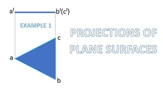 PROJECTION OF PLANES EXP1 TRIANGLEENGG GRAPHICS  LEARN AND DRAW [upl. by Yendis928]